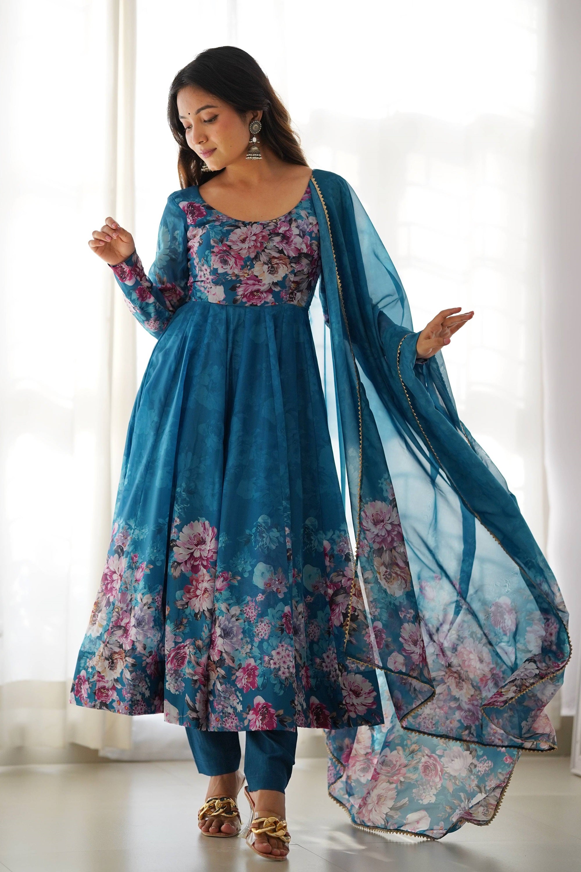 anarkali dress organza Buy Tuscan Sun Yellow Organza Anarkali